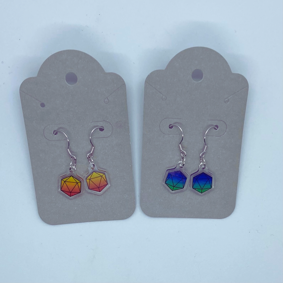 Assorted Dangle Earrings by Highly Caffeinated Art