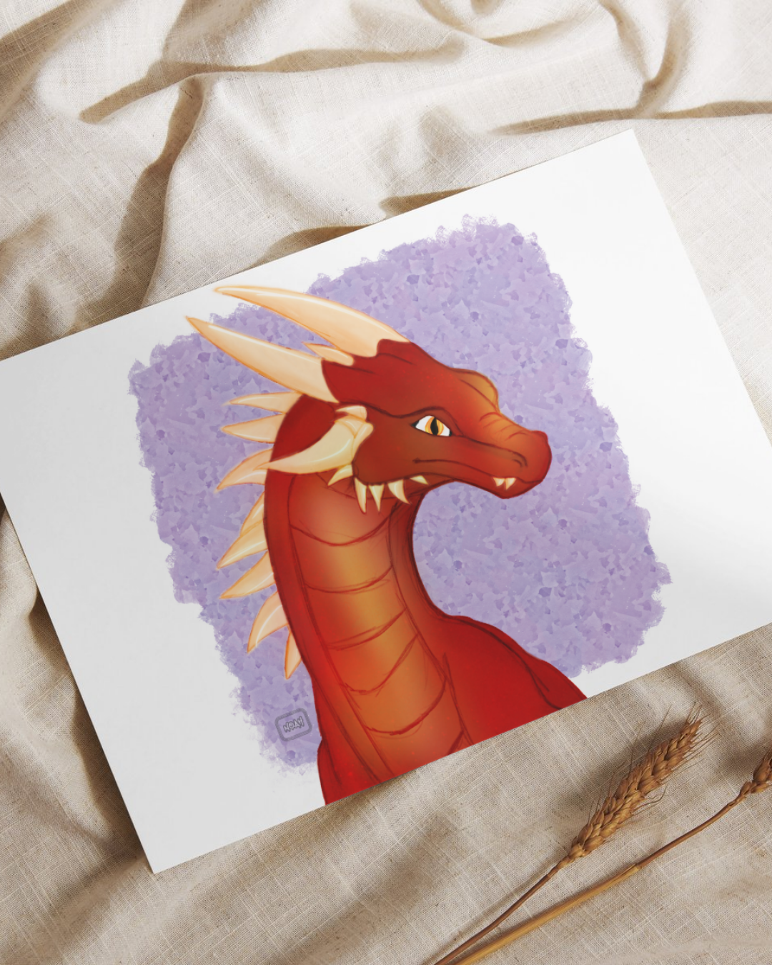 Dragon Bust Art Print