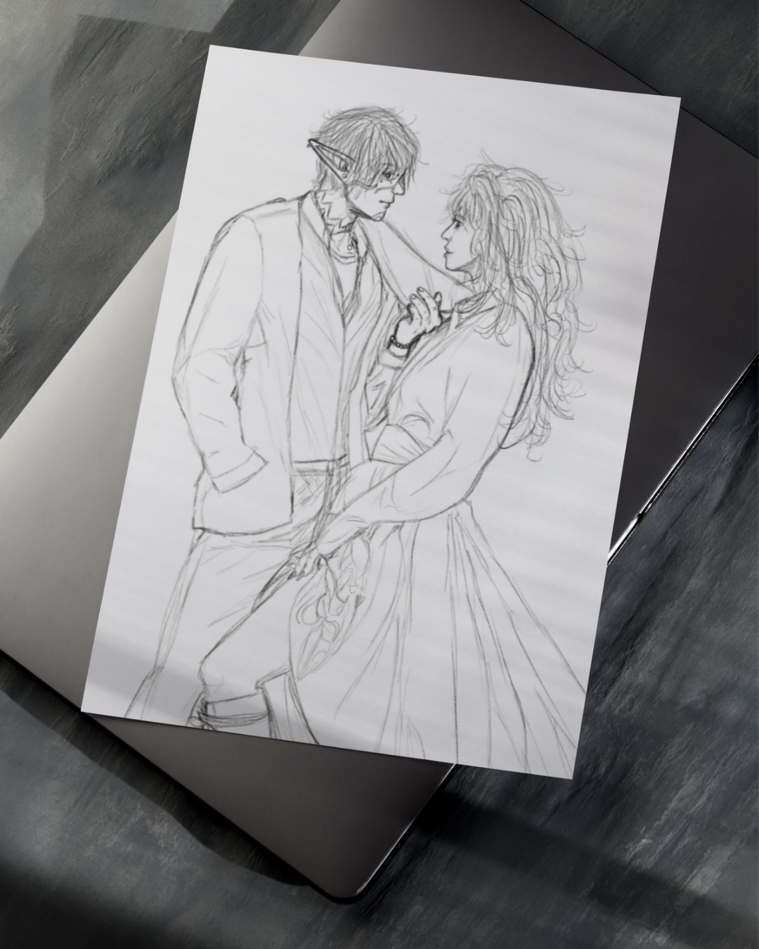 Cerci & Ridge Concept Sketch Art Print