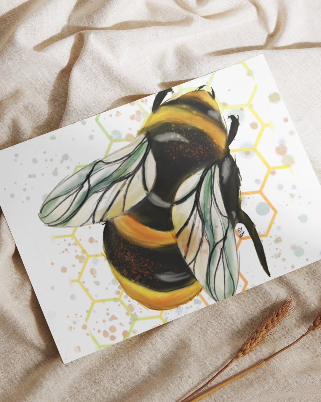 Bumble Bee Art Print