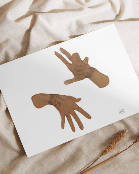 Andreas Hands Concept Art Print